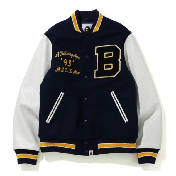 BAPE Varsity Jacket – Navy