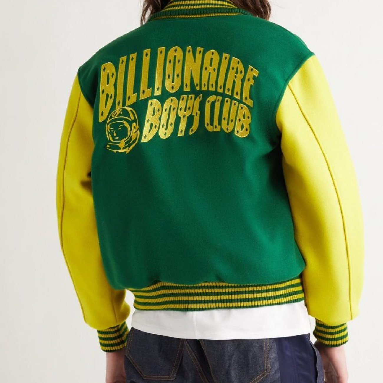 Billionaire Boys Club New Yellow Varsity Jacket