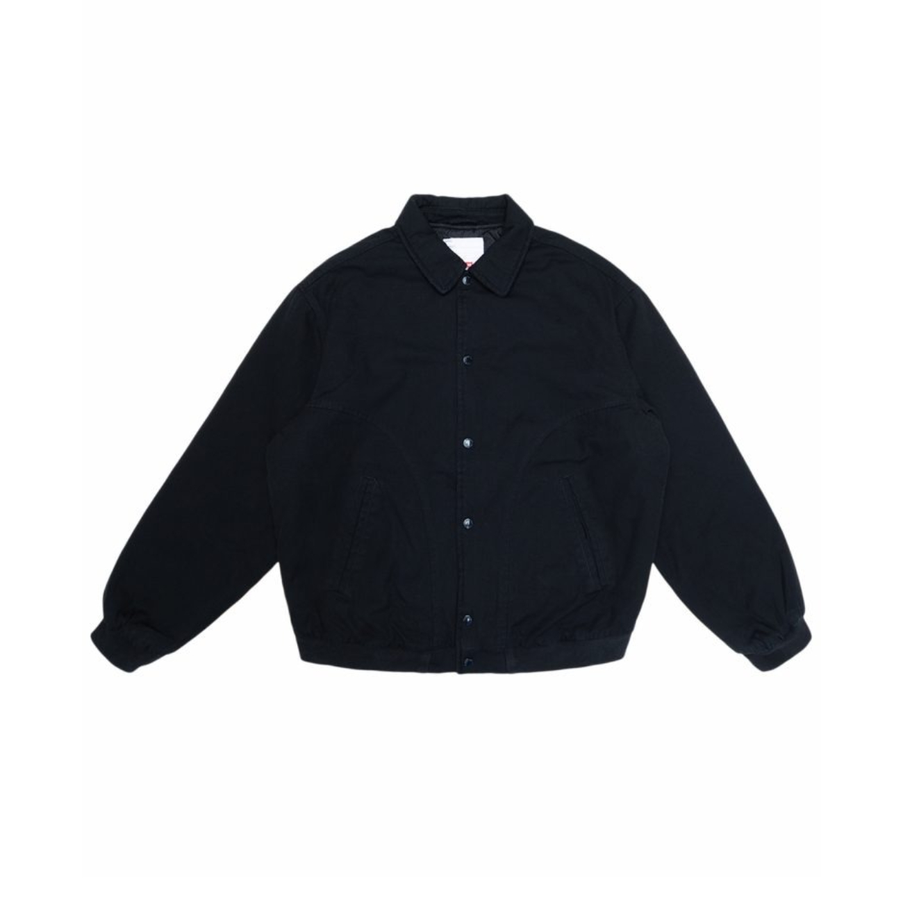 Supreme Twill Varsity Jacket – Black